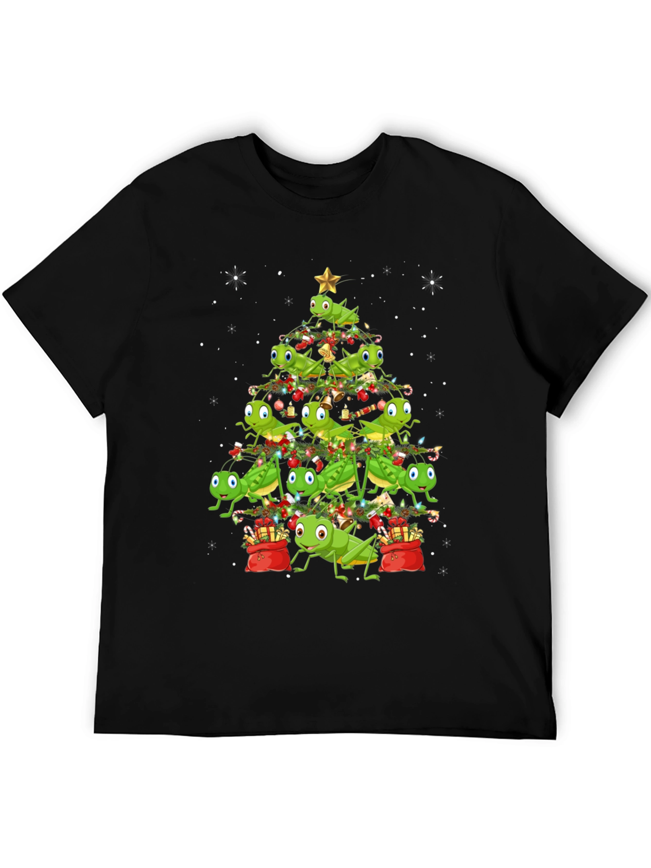 Grasshopper Christmas Tree Graphic Tee