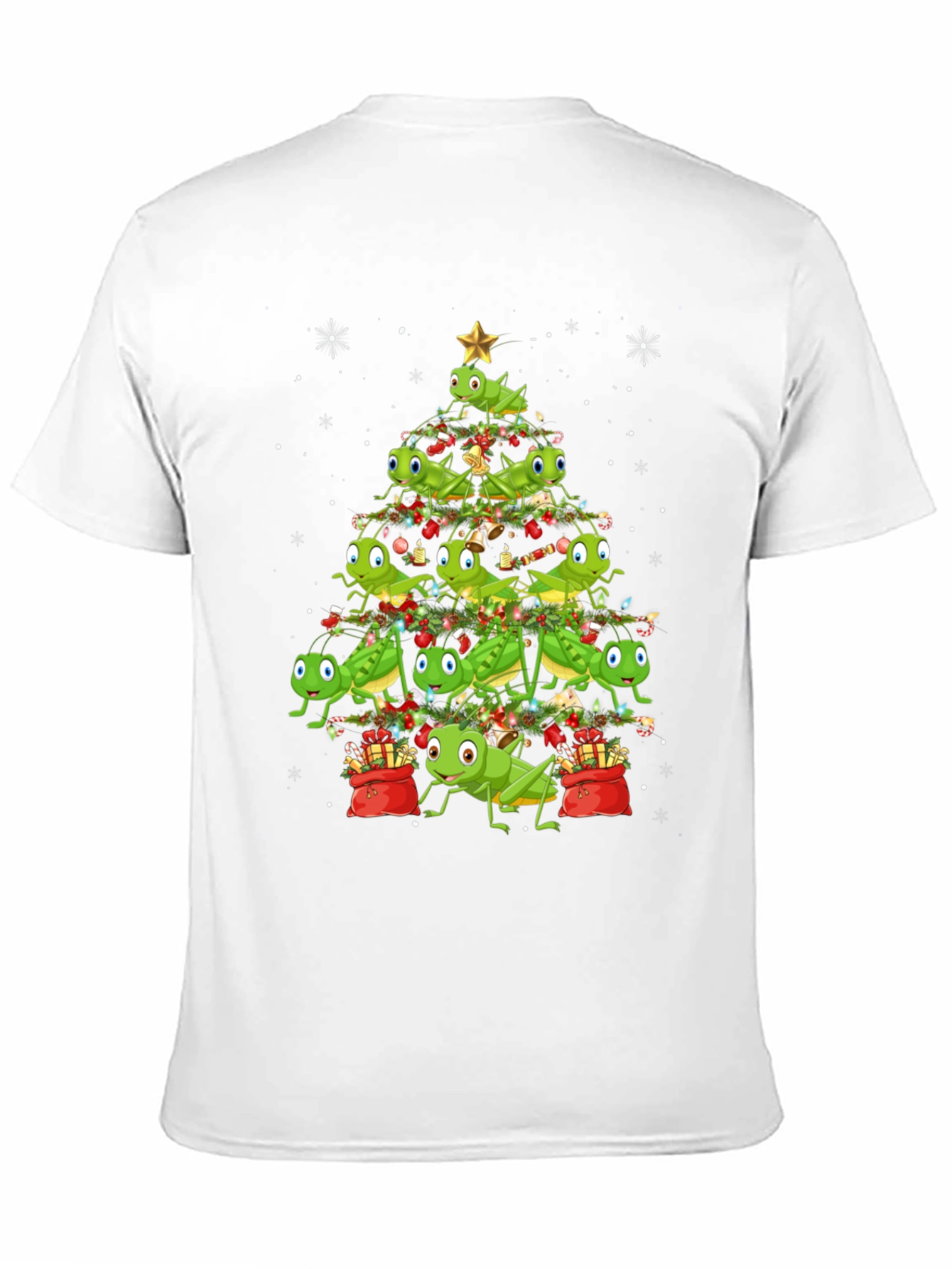 Grasshopper Christmas Tree Graphic Tee
