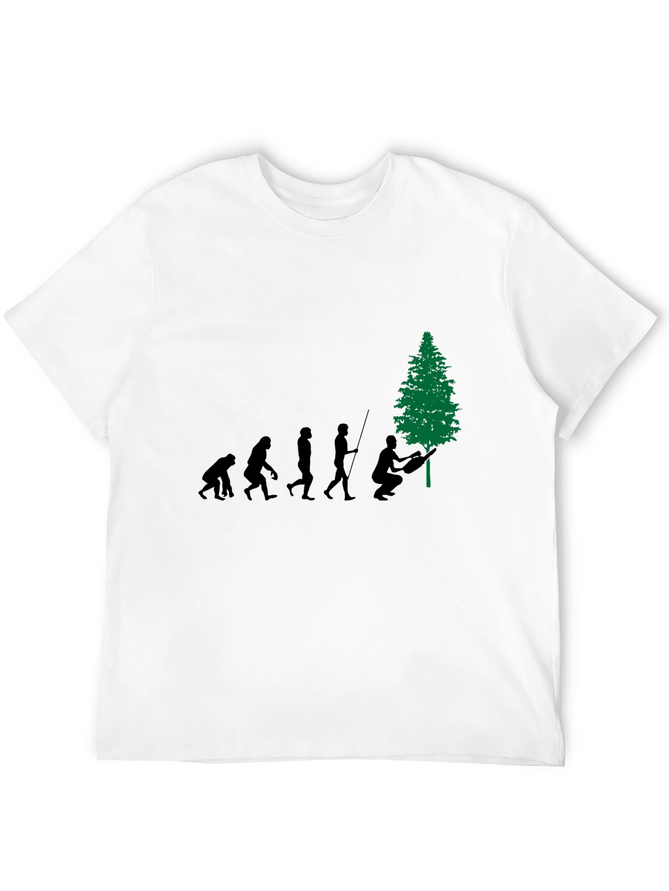 Evolution Tree Cutter T-Shirt