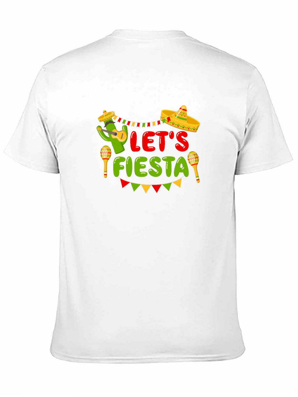 Lets Fiesta Graphic T-Shirt - Black