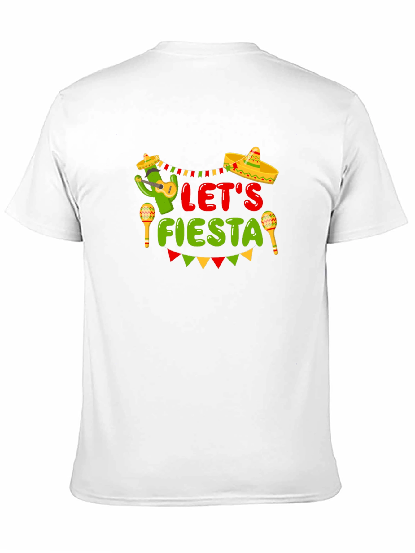 Lets Fiesta Graphic T-Shirt - Black