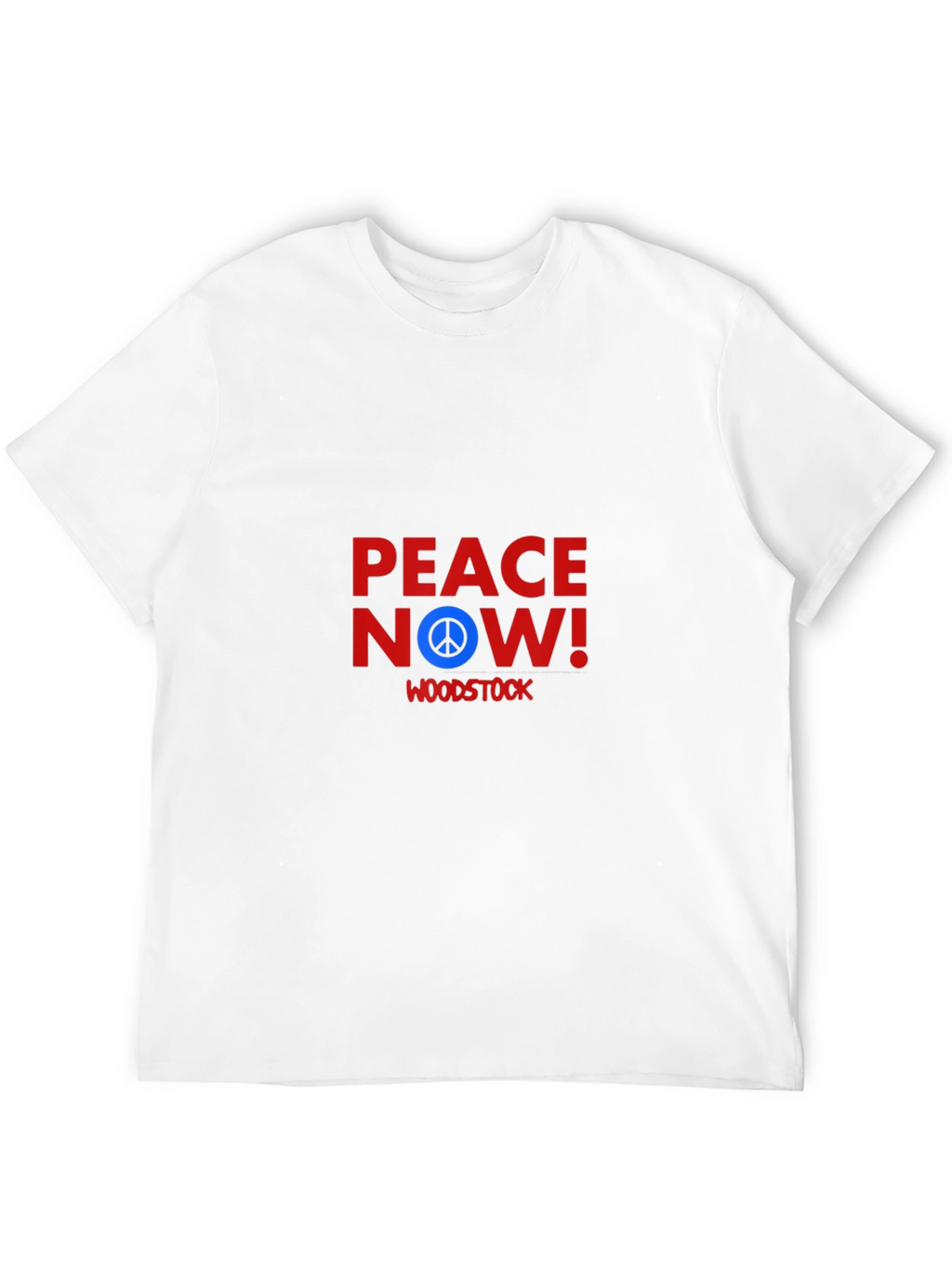 Peace Now Woodstock T-Shirt - Black