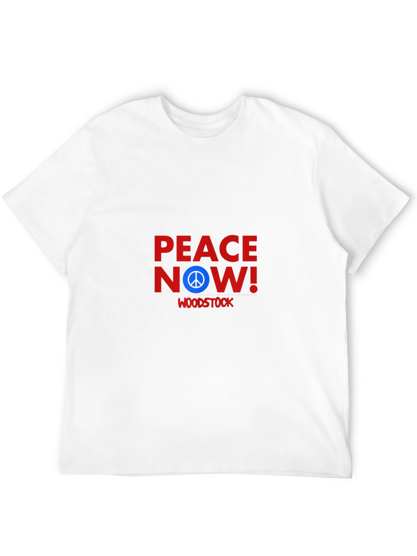Peace Now Woodstock T-Shirt - Black