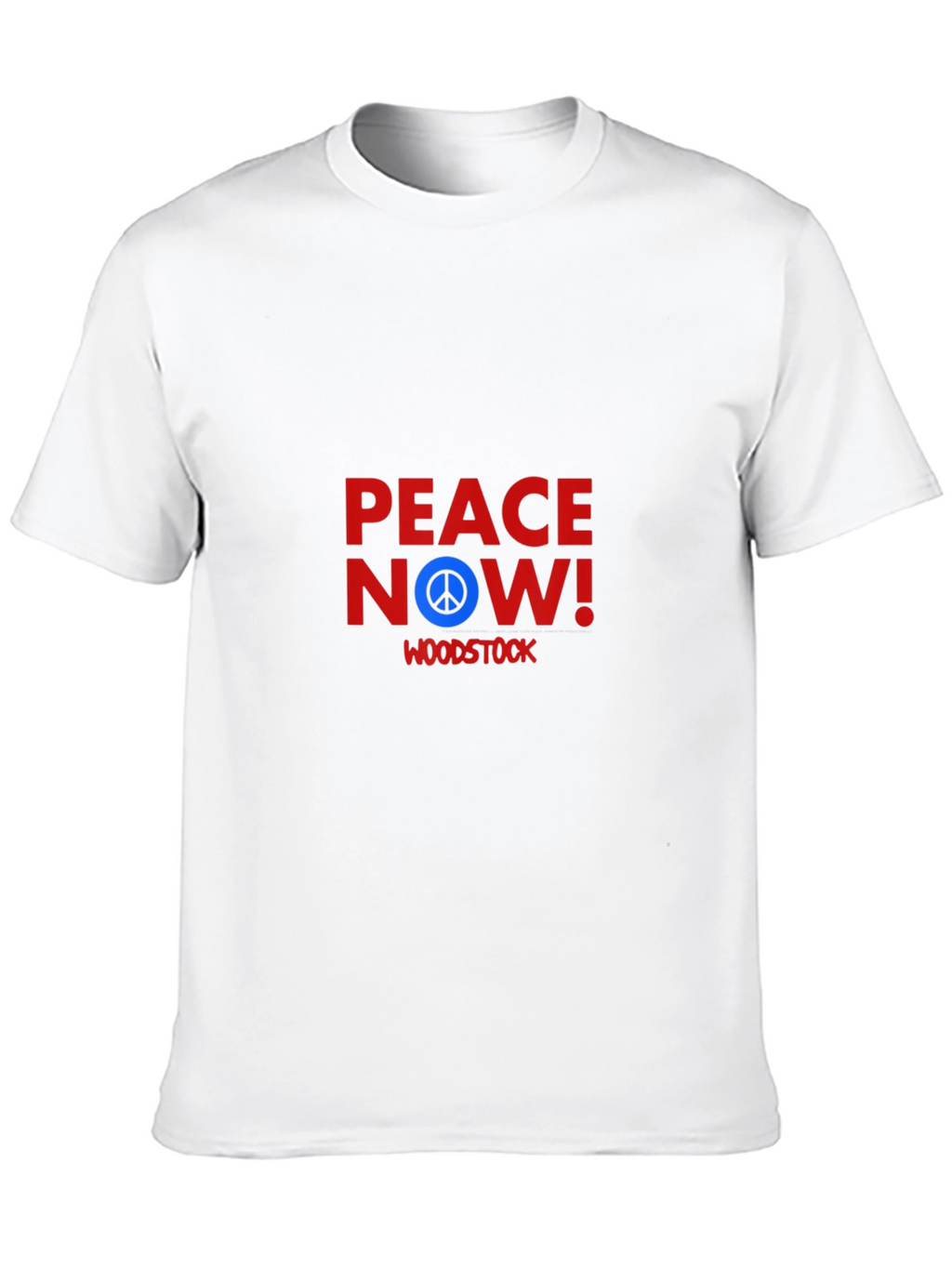 Peace Now Woodstock T-Shirt - Black