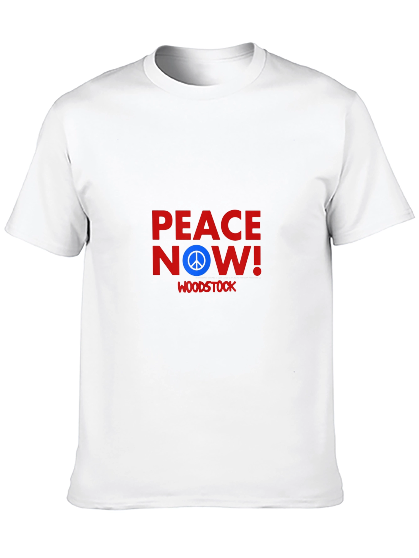 Peace Now Woodstock T-Shirt - Black