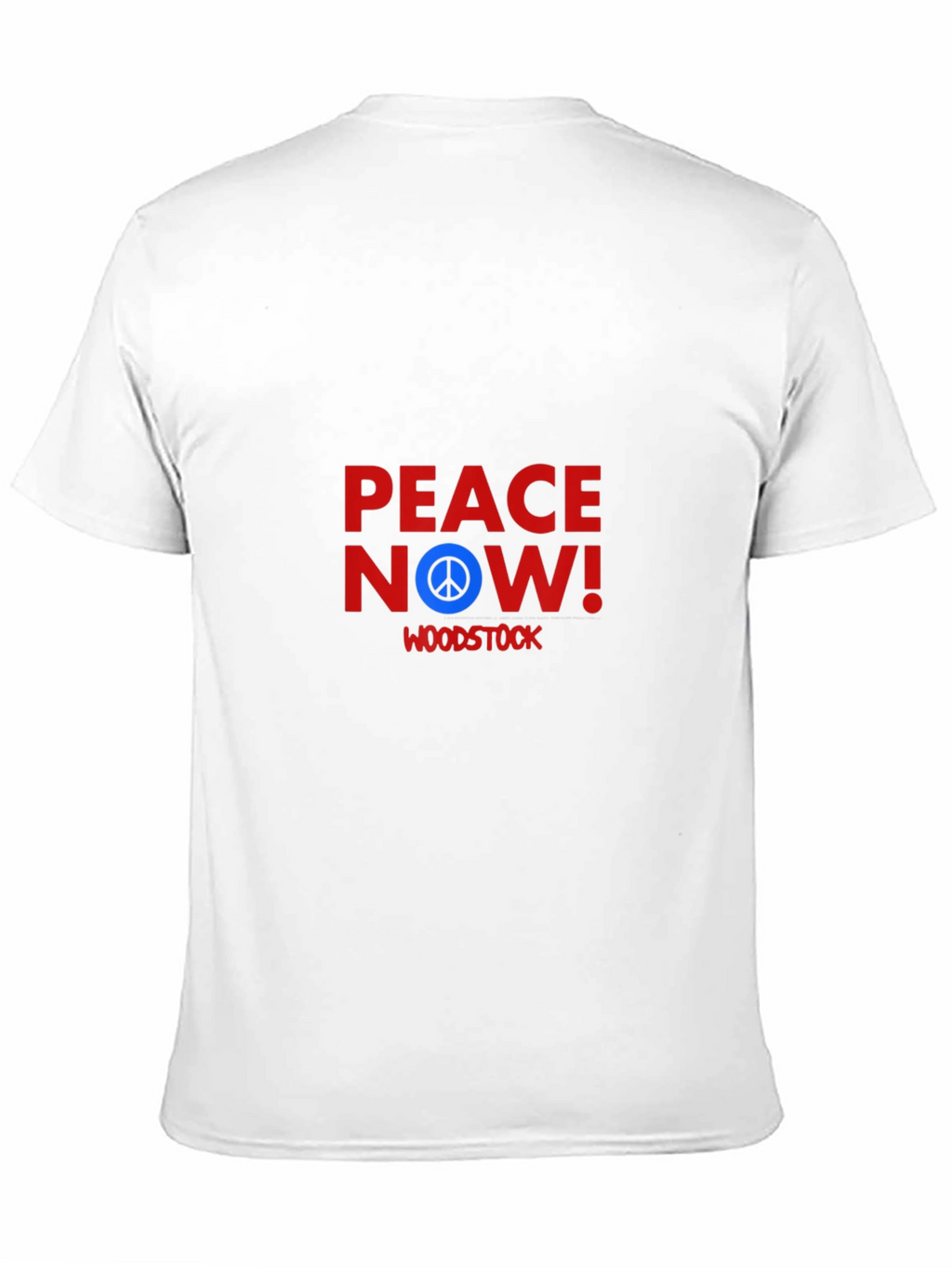 Peace Now Woodstock T-Shirt - Black