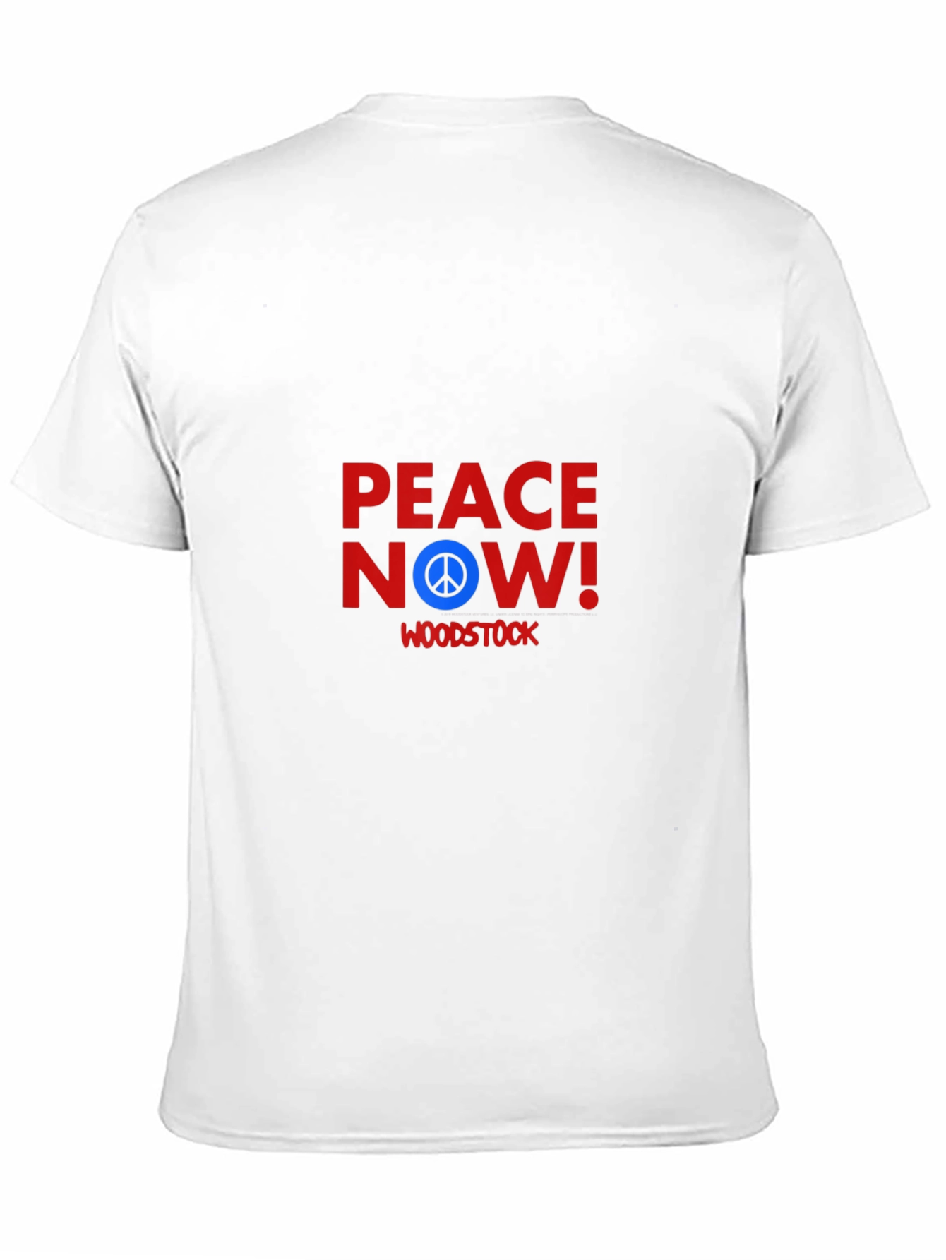Peace Now Woodstock T-Shirt - Black