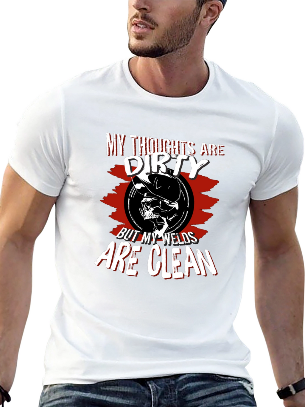 My Thoughts are Dirty Welder T-Shirt