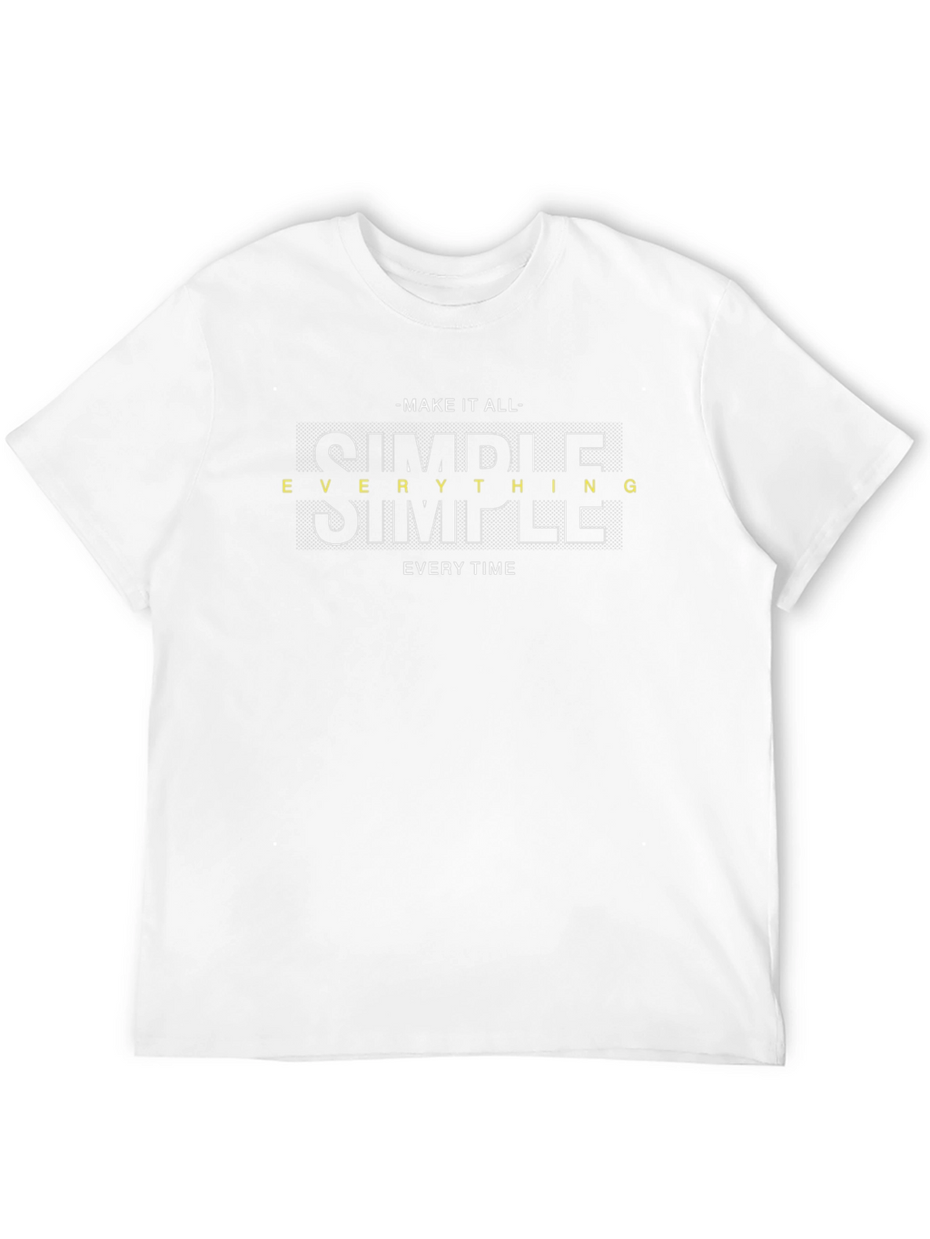 Simple Everything Graphic Black T-Shirt
