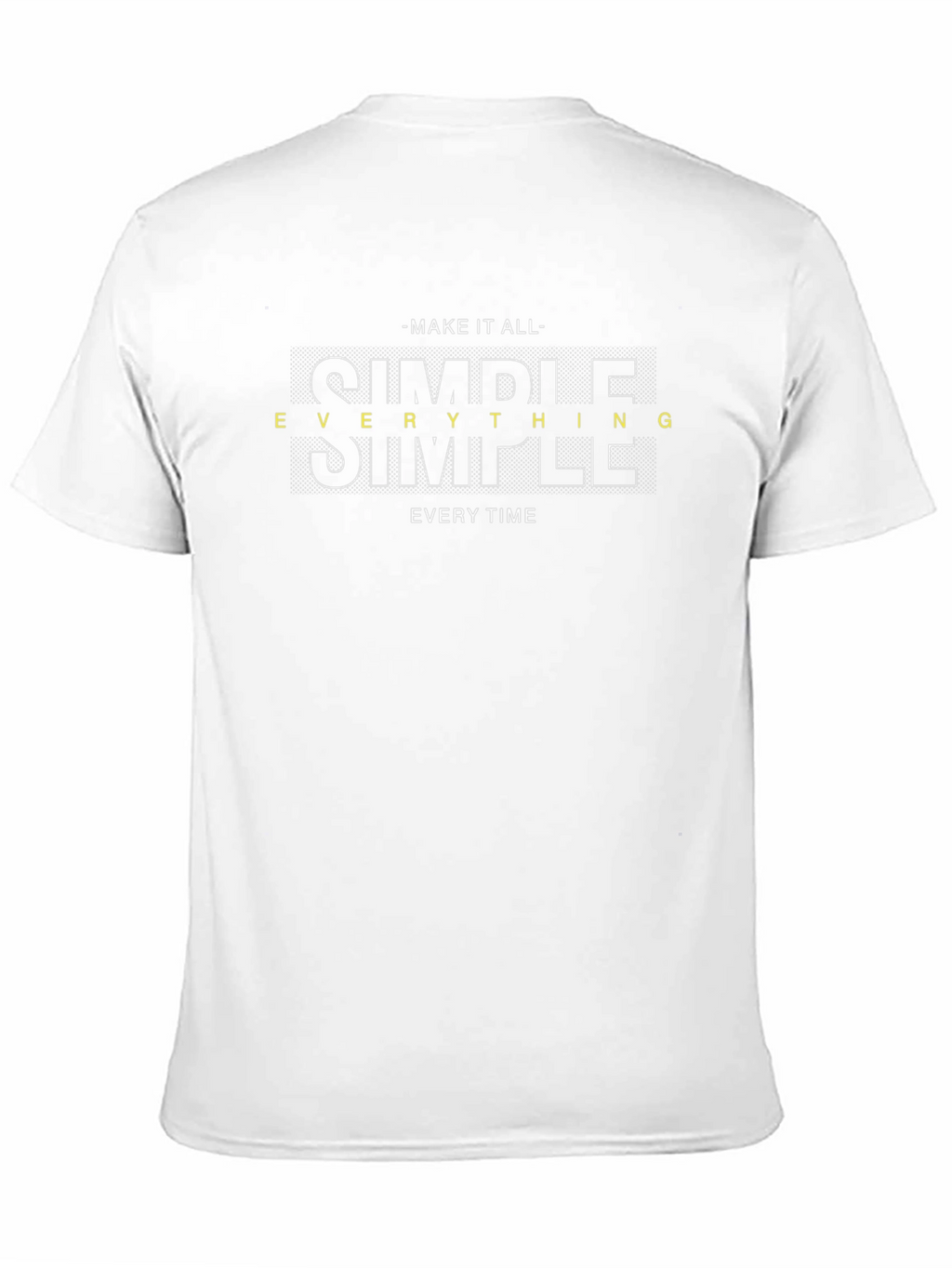 Simple Everything Graphic Black T-Shirt