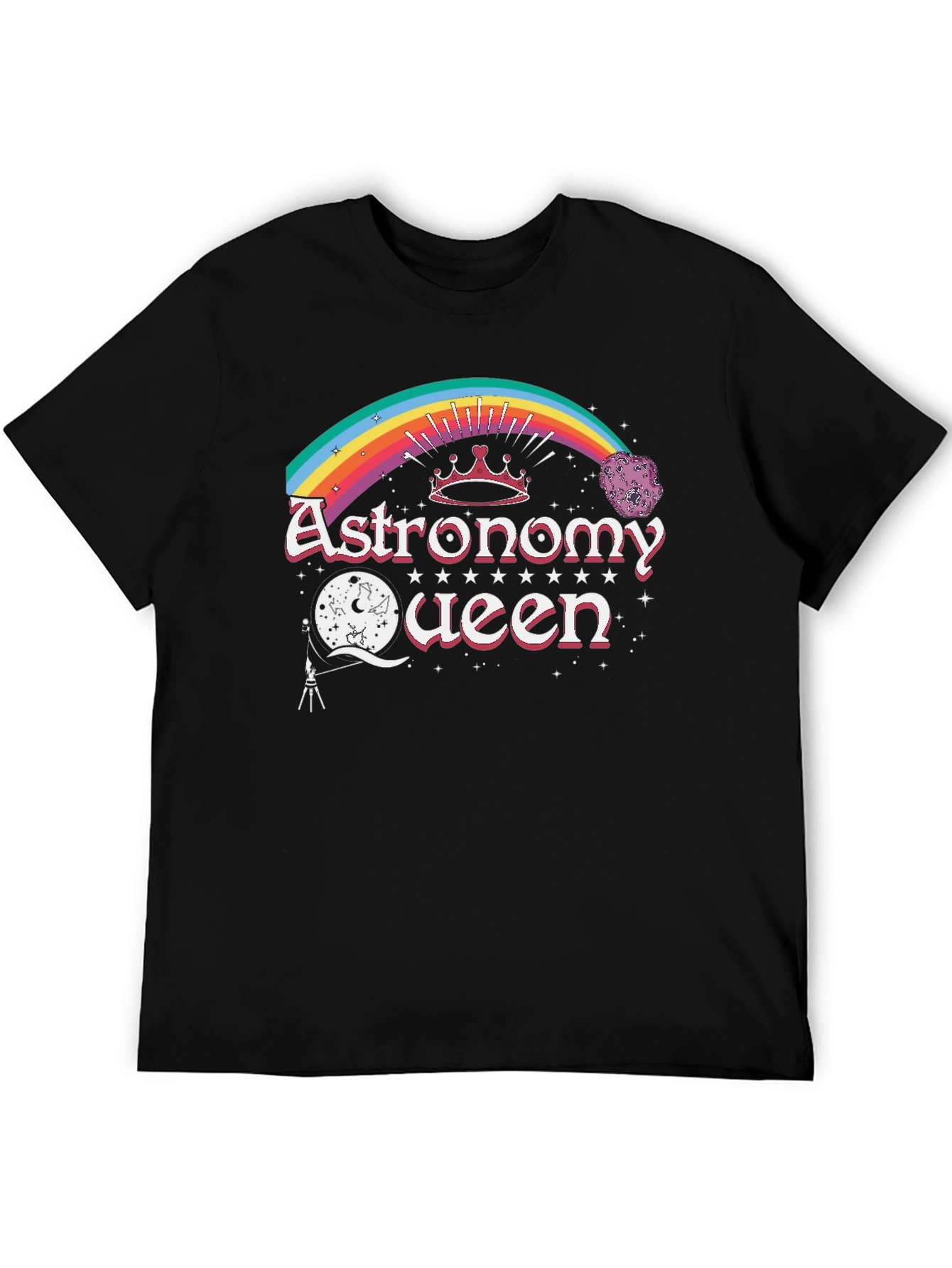 Astronomy Queen Black T-Shirt