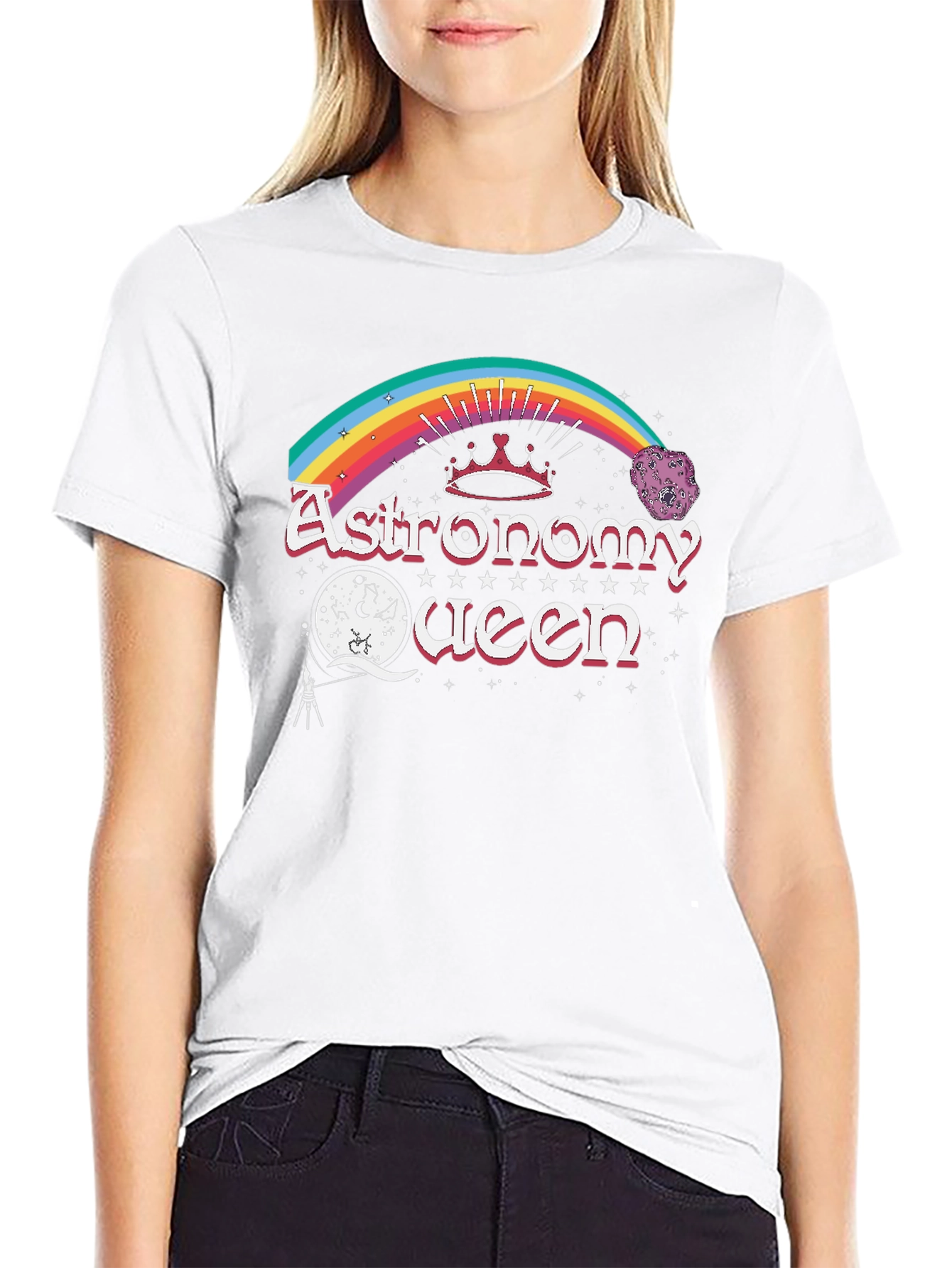 Astronomy Queen Black T-Shirt