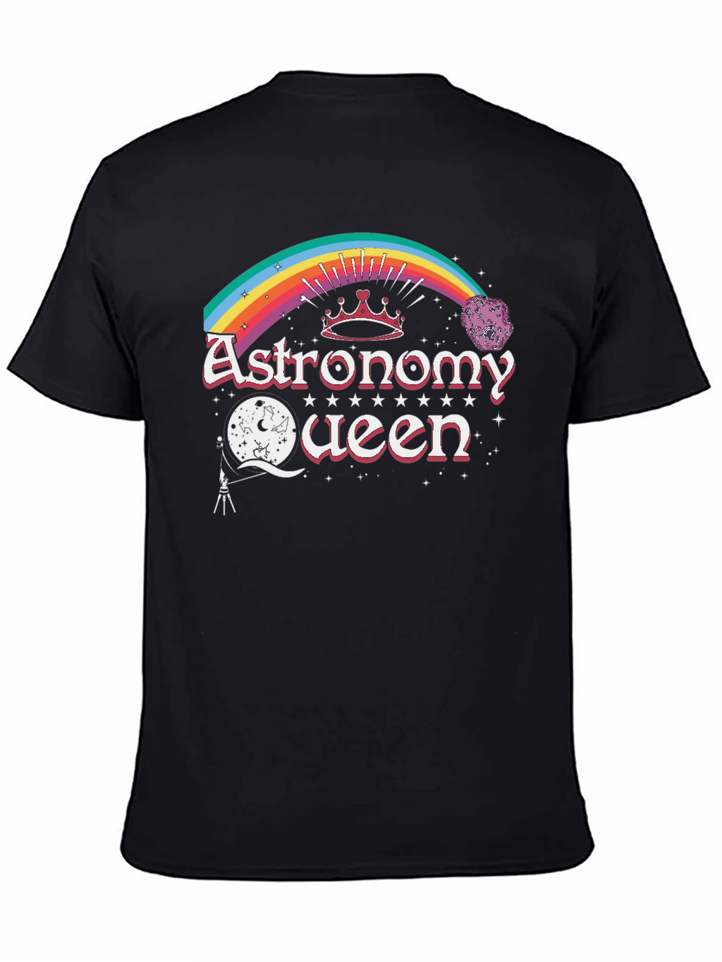 Astronomy Queen Black T-Shirt