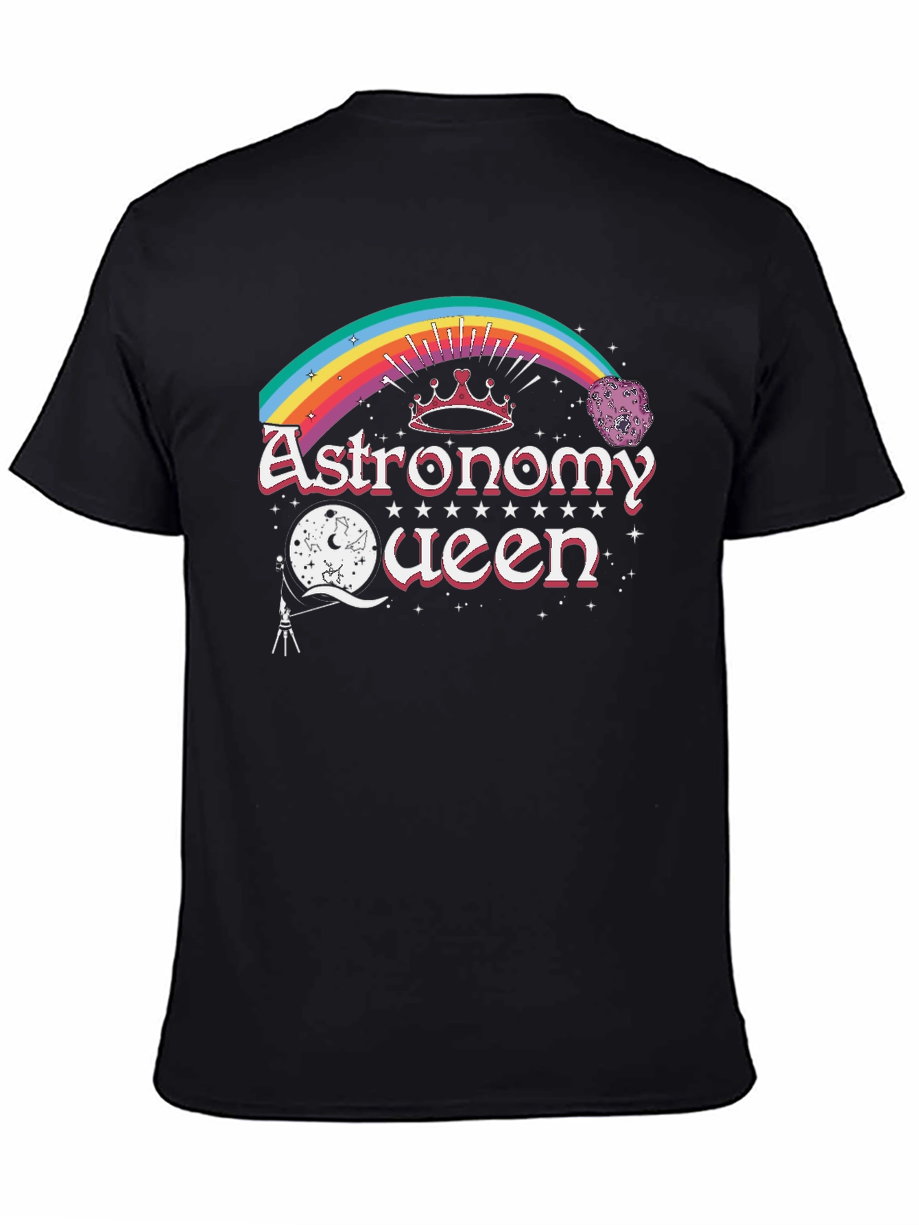 Astronomy Queen Black T-Shirt