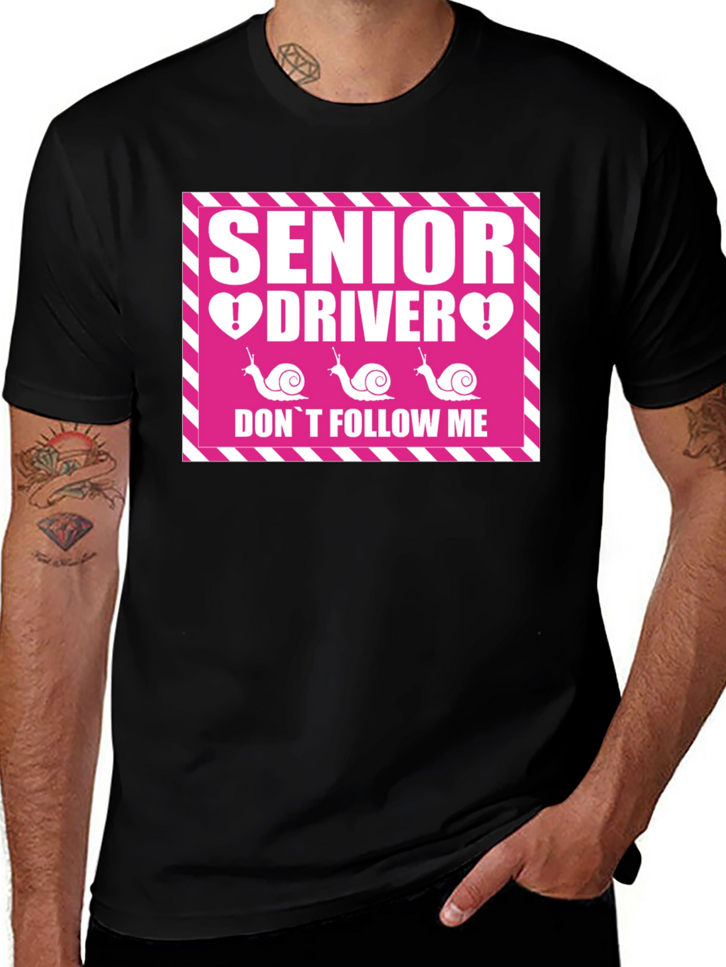 Senior Driver Dont Follow Me T-Shirt