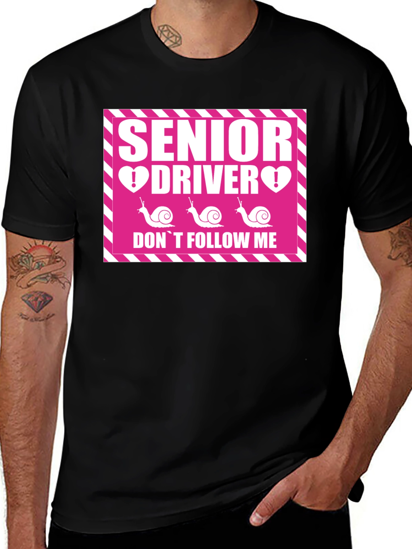 Senior Driver Dont Follow Me T-Shirt