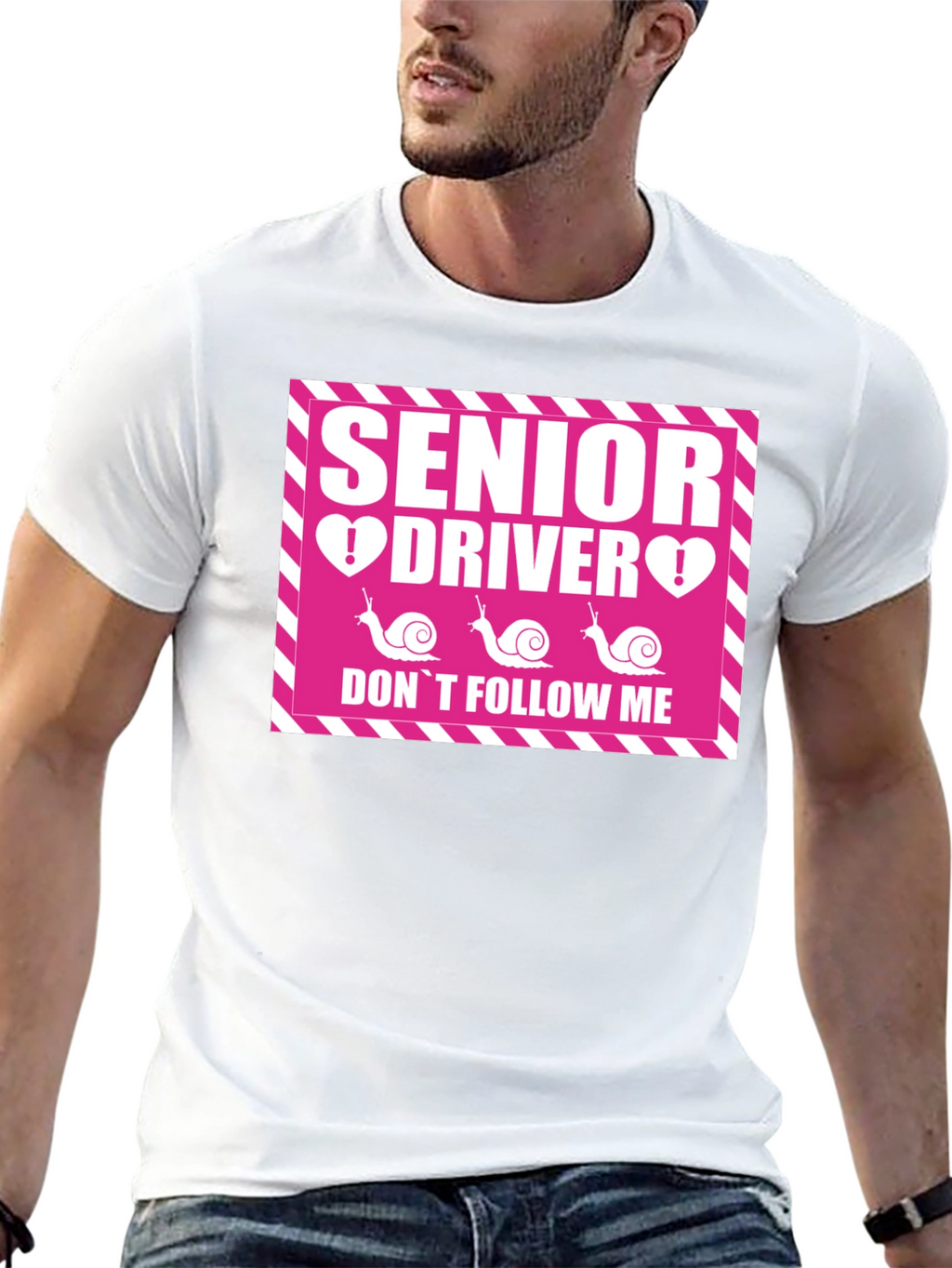 Senior Driver Dont Follow Me T-Shirt