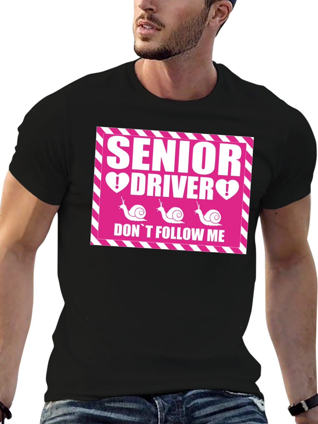Senior Driver Dont Follow Me T-Shirt