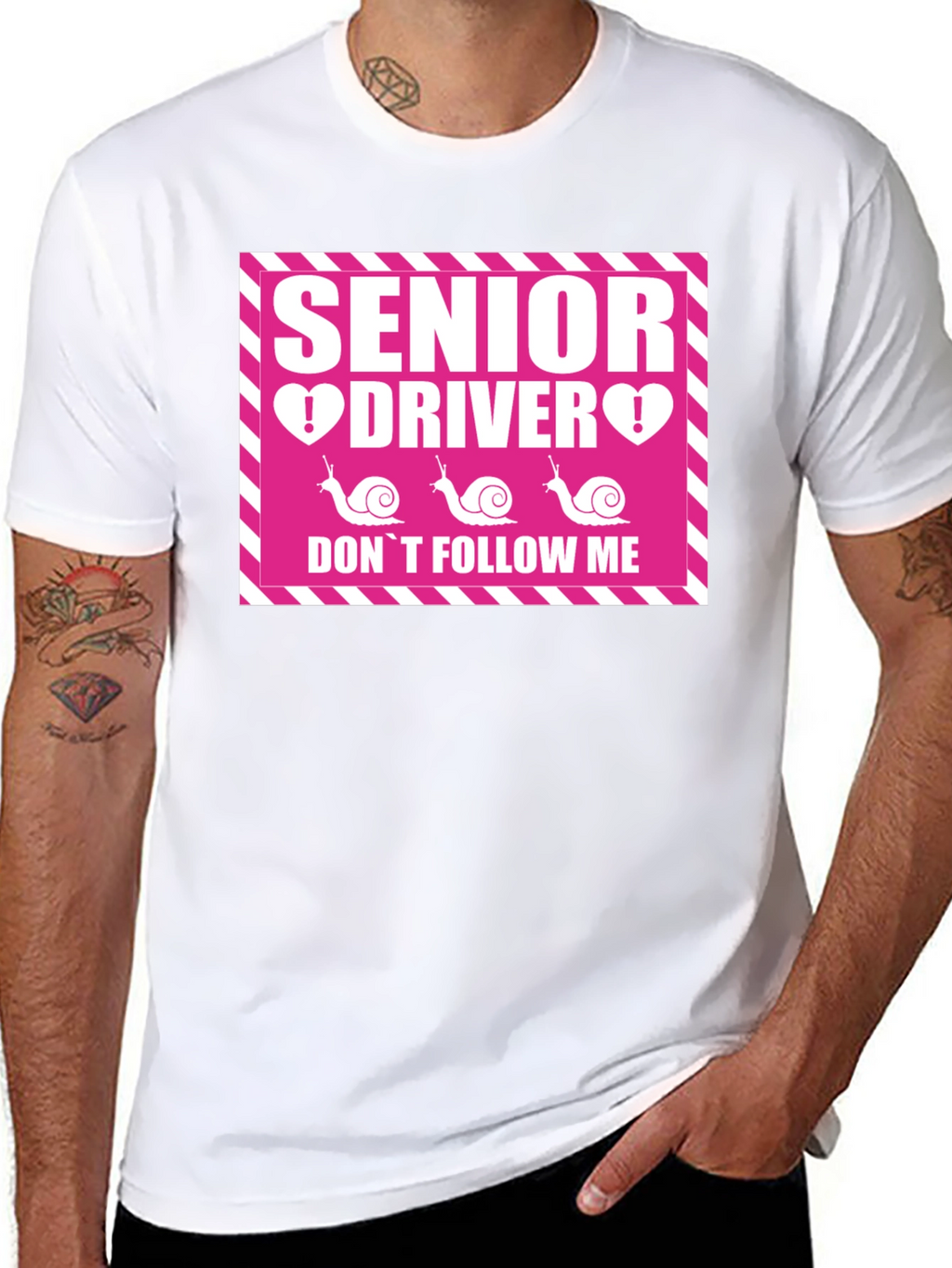 Senior Driver Dont Follow Me T-Shirt