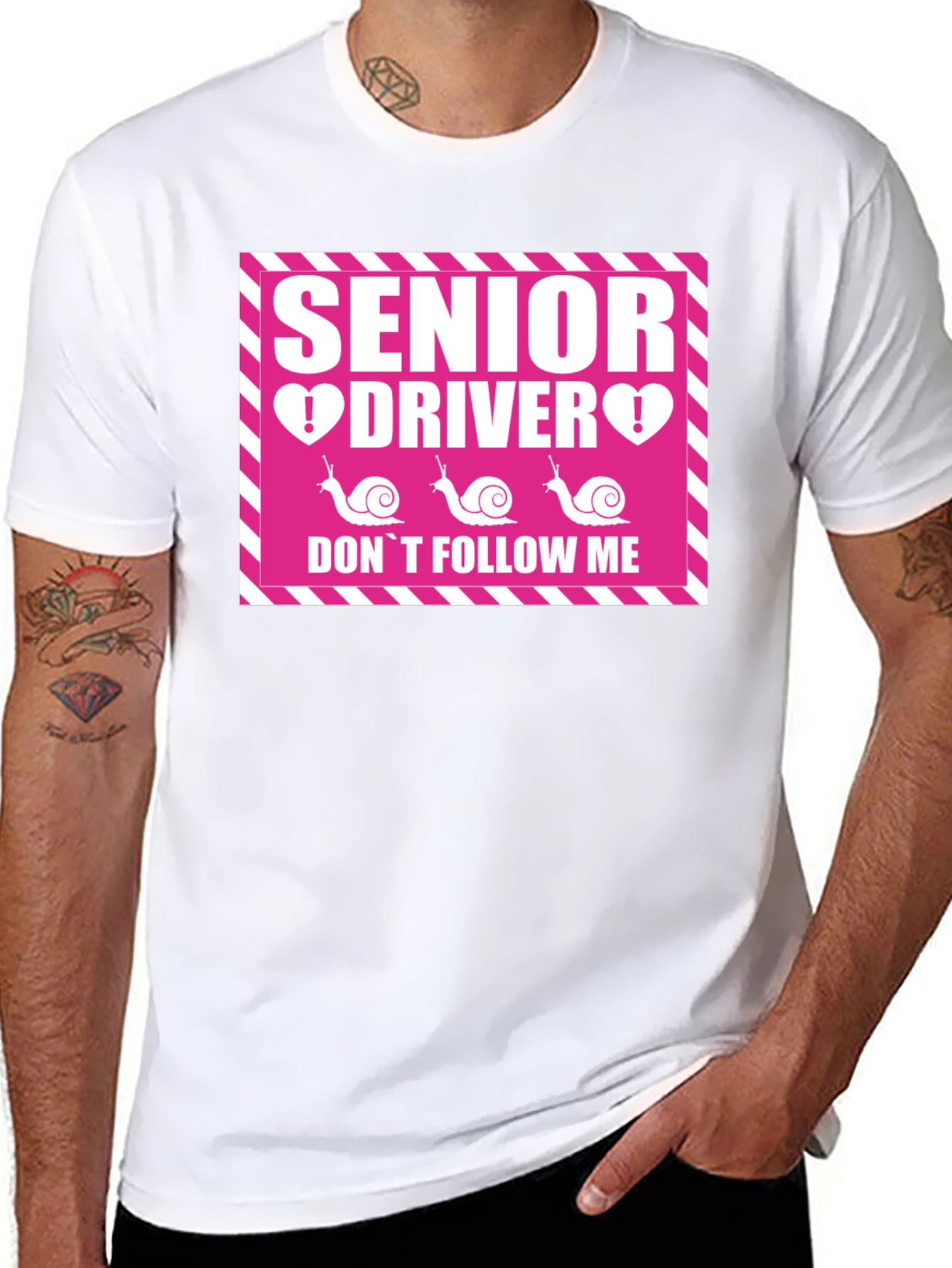 Senior Driver Dont Follow Me T-Shirt
