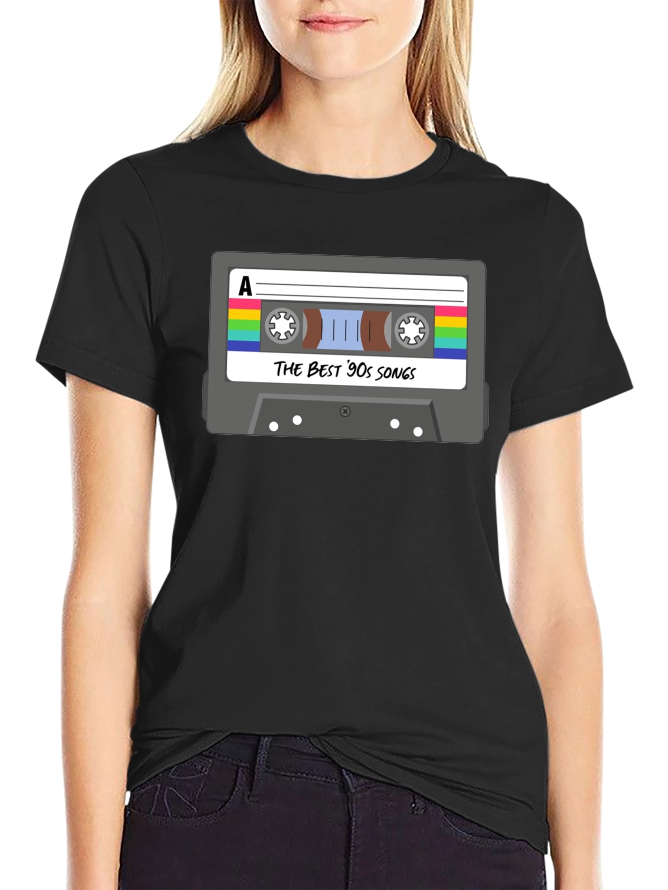 Retro 90s Music Cassette T-Shirt