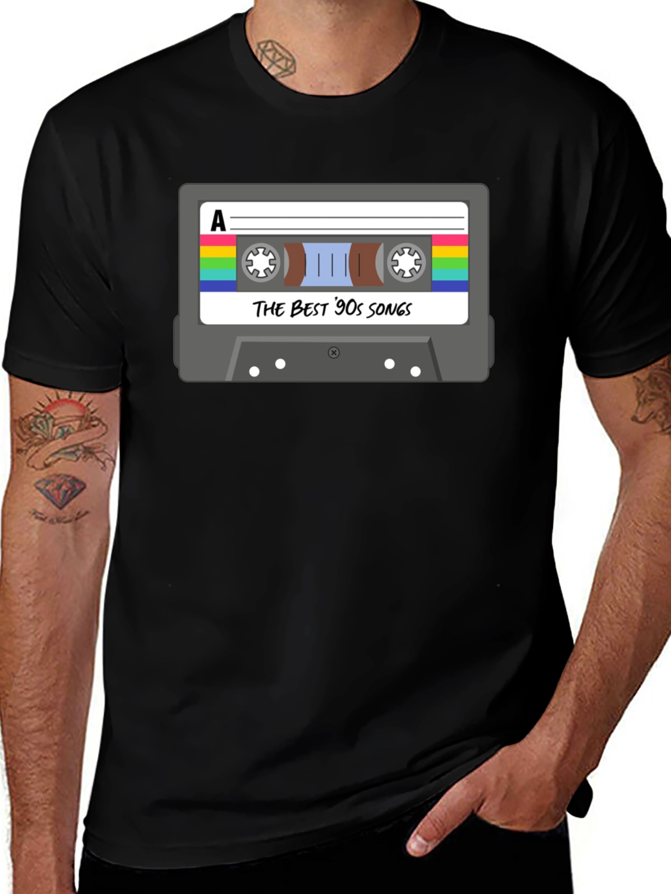 Retro 90s Music Cassette T-Shirt