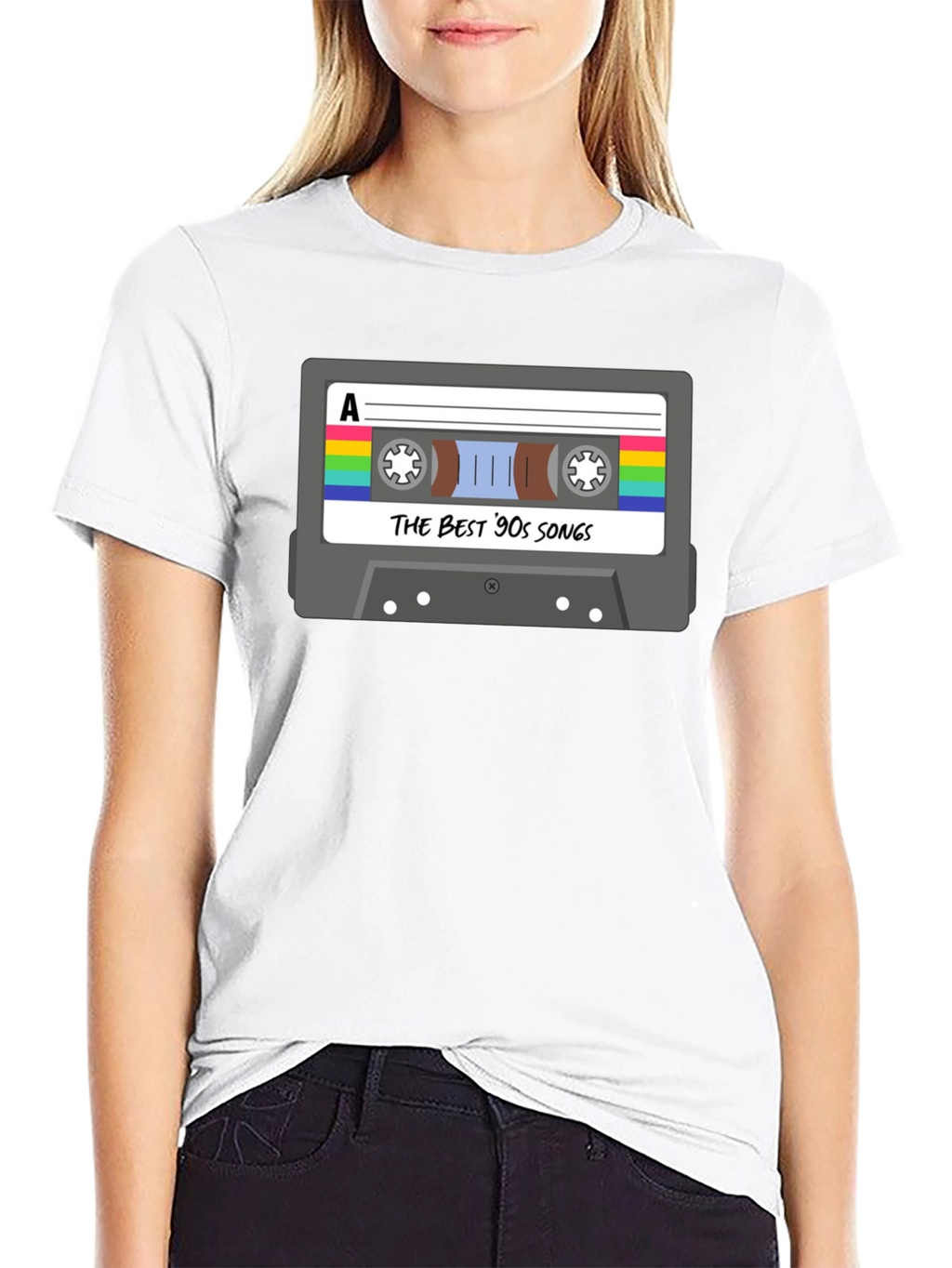 Retro 90s Music Cassette T-Shirt