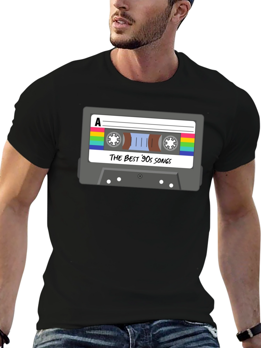 Retro 90s Music Cassette T-Shirt