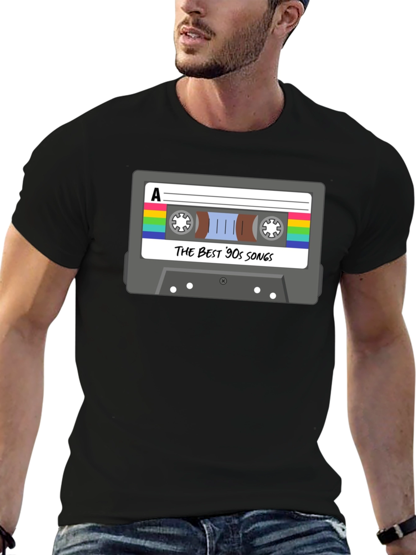 Retro 90s Music Cassette T-Shirt