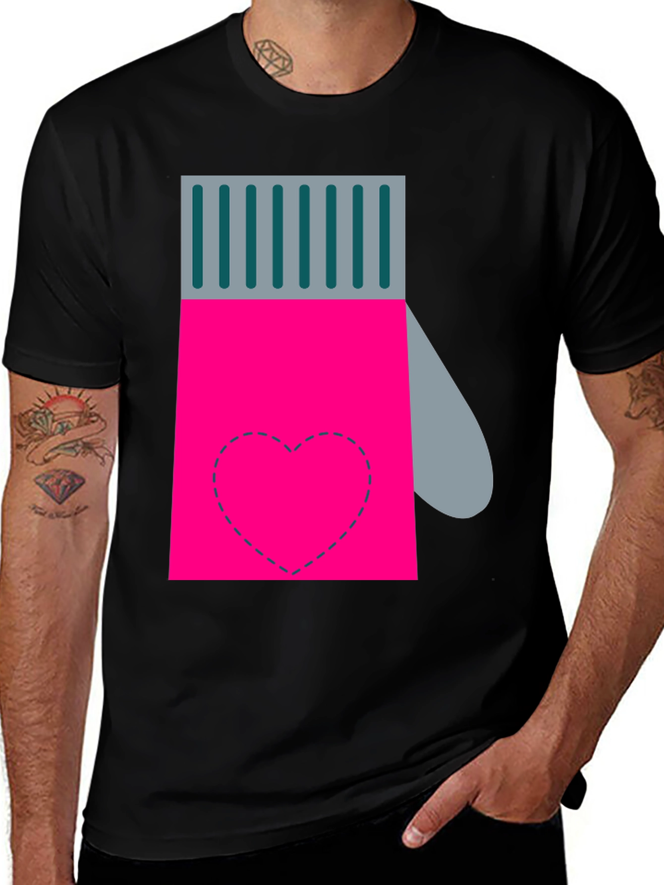 Mitten Heart Graphic Tee