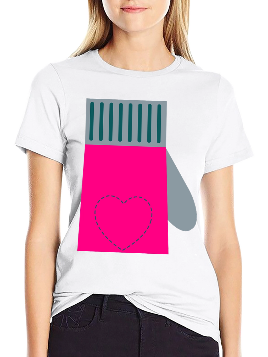Mitten Heart Graphic Tee