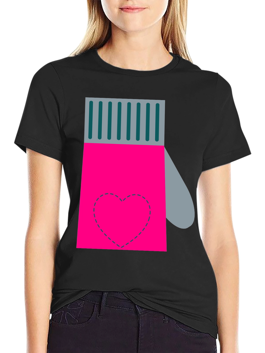 Mitten Heart Graphic Tee