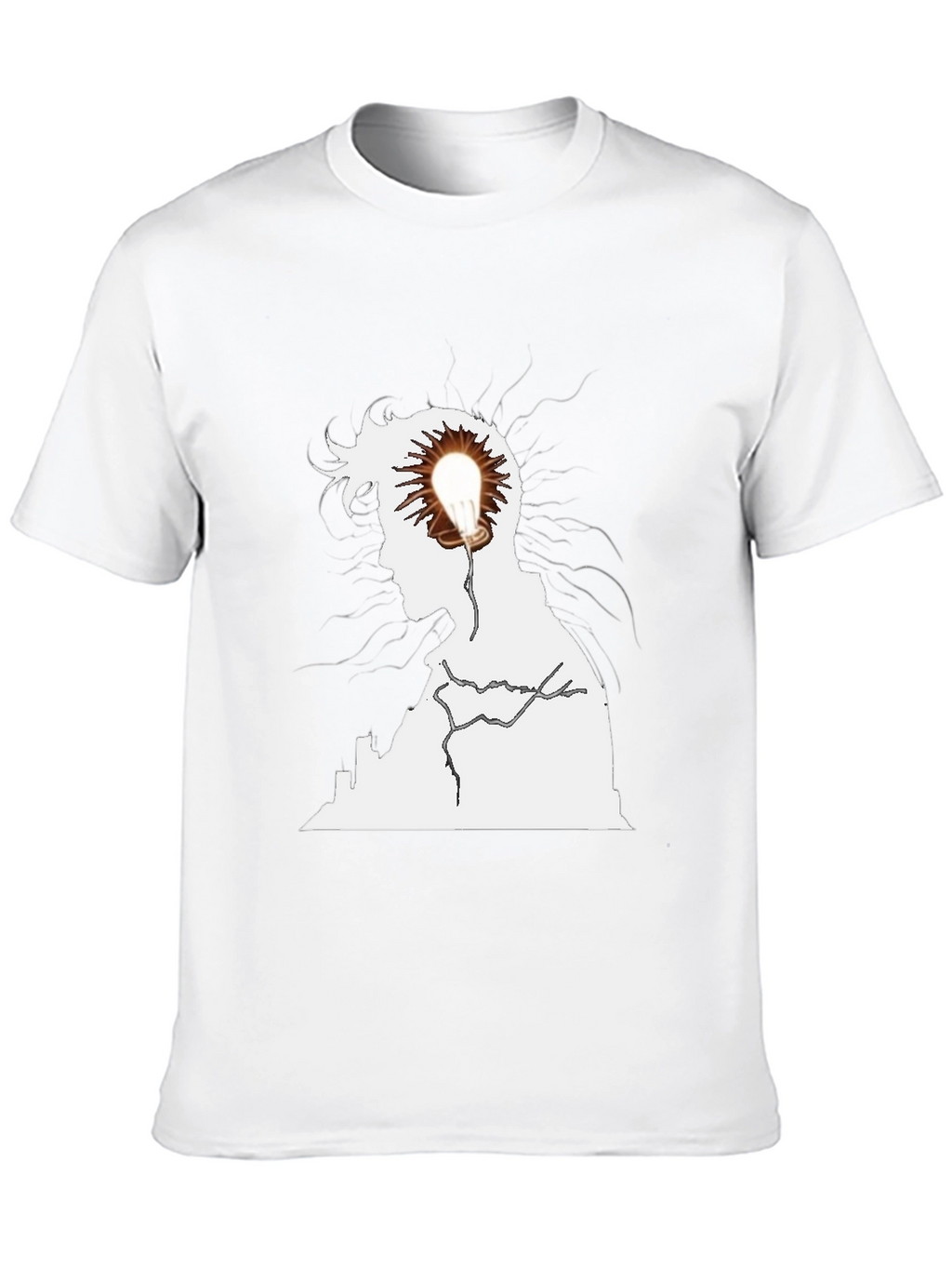 Creative Light Bulb Mind T-Shirt