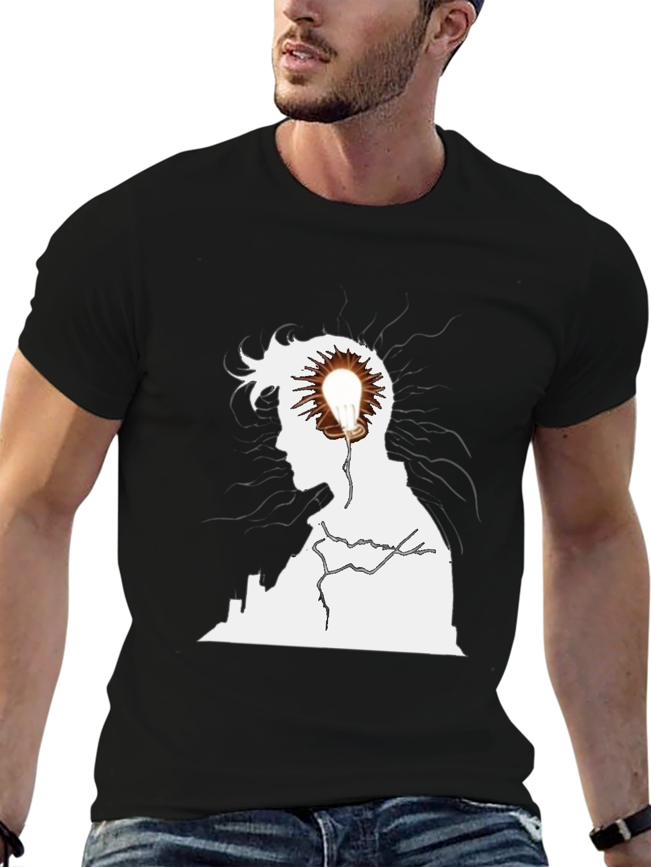 Creative Light Bulb Mind T-Shirt