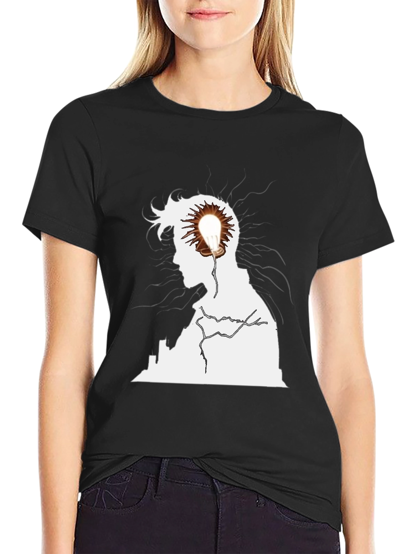 Creative Light Bulb Mind T-Shirt