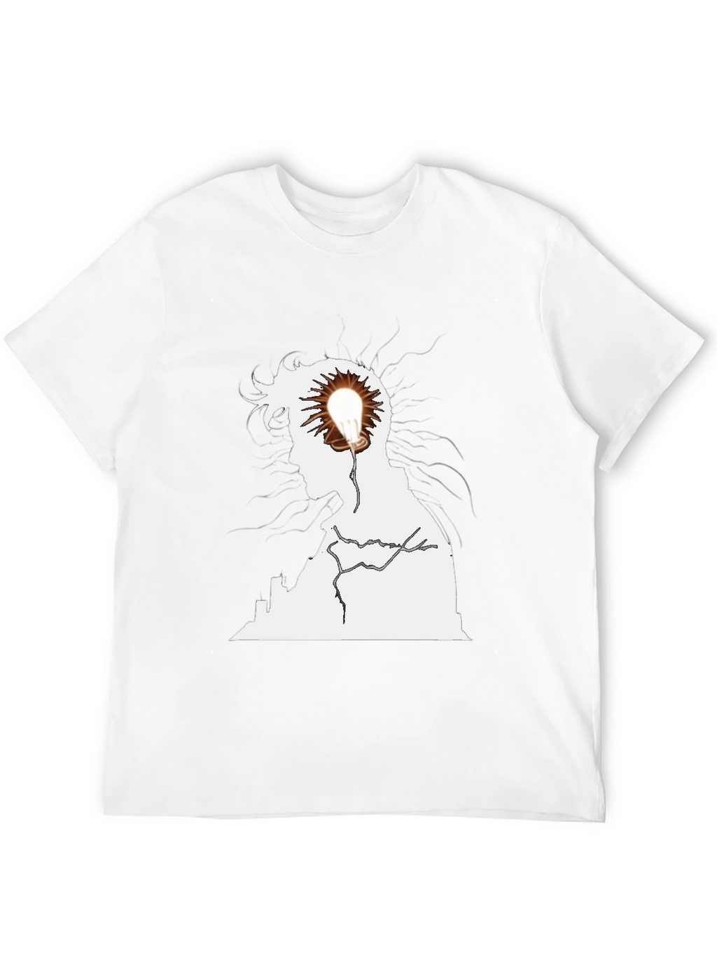 Creative Light Bulb Mind T-Shirt