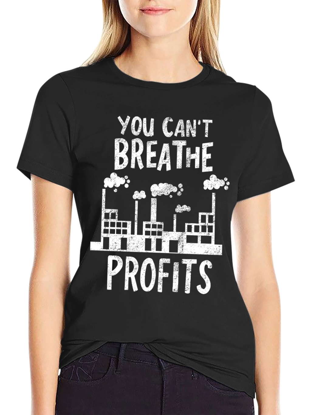 You Cant Breathe Profits Graphic Tee