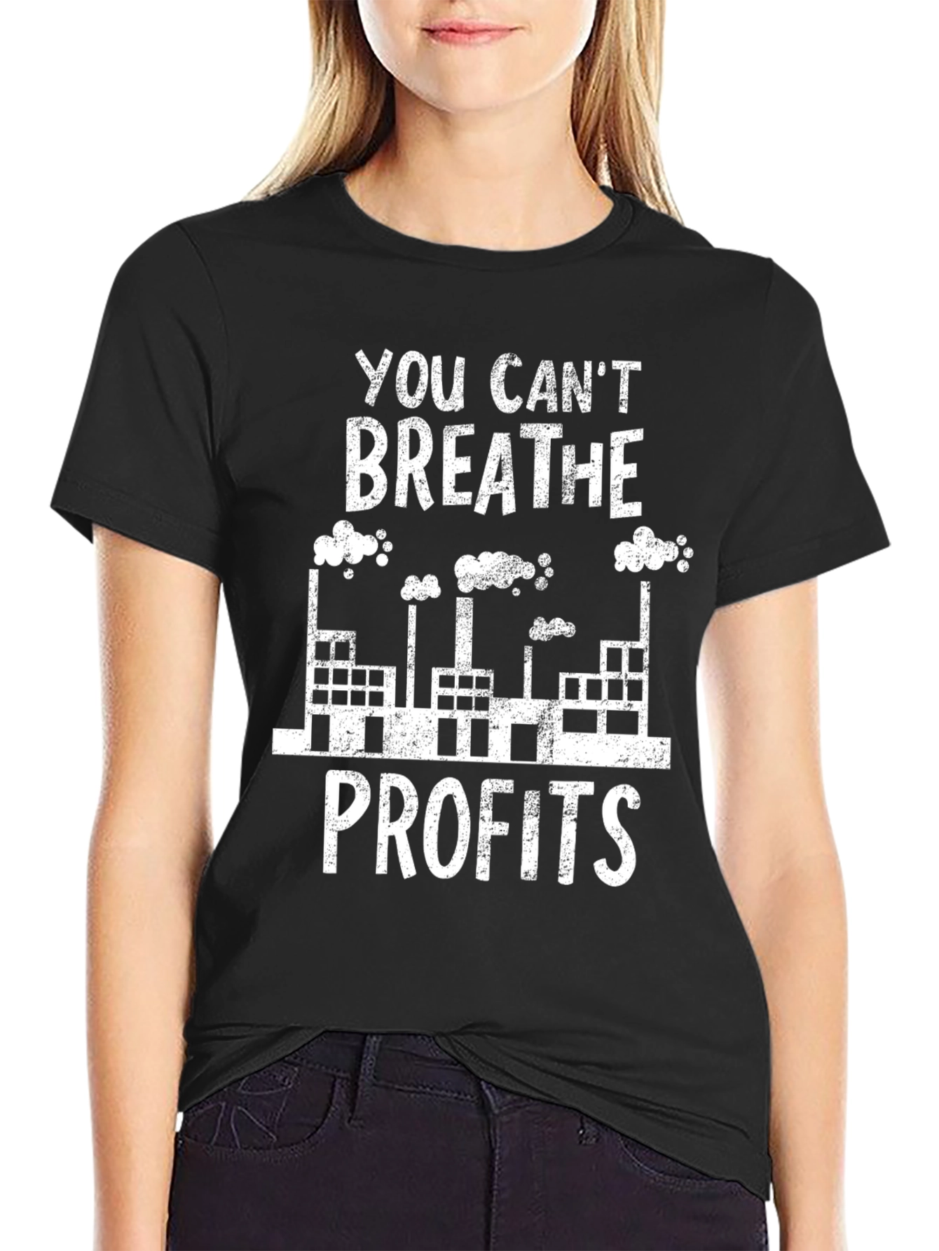 You Cant Breathe Profits Graphic Tee