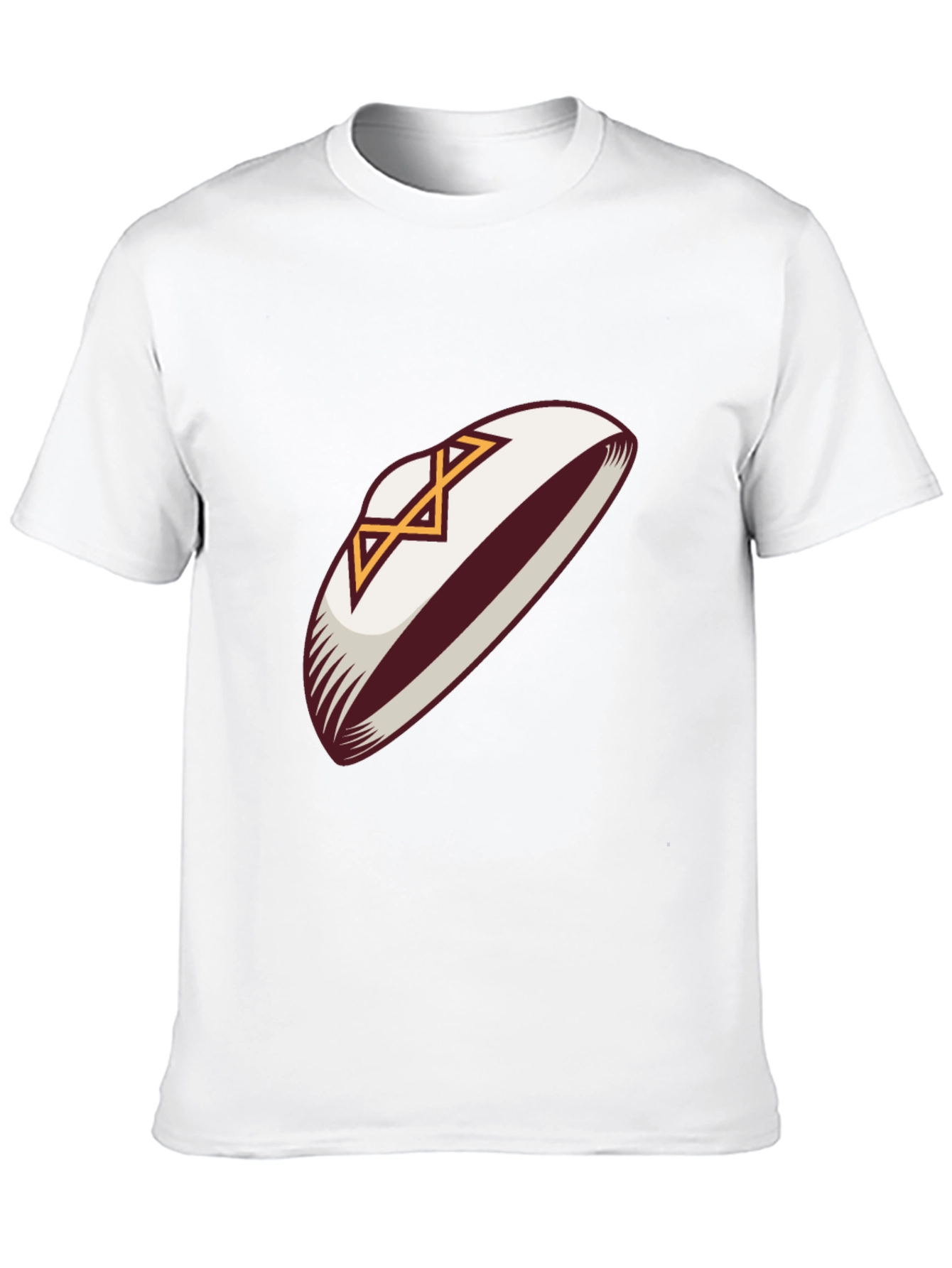 Football Helmet Graphic Tee - Black Cotton T-Shirt