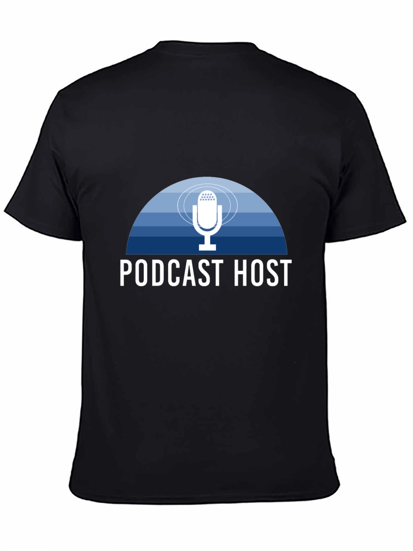 Podcast Host T-Shirt - Stylish Mic Design