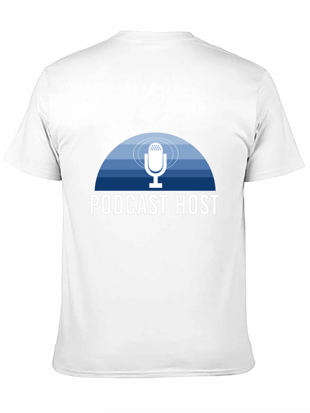 Podcast Host T-Shirt - Stylish Mic Design