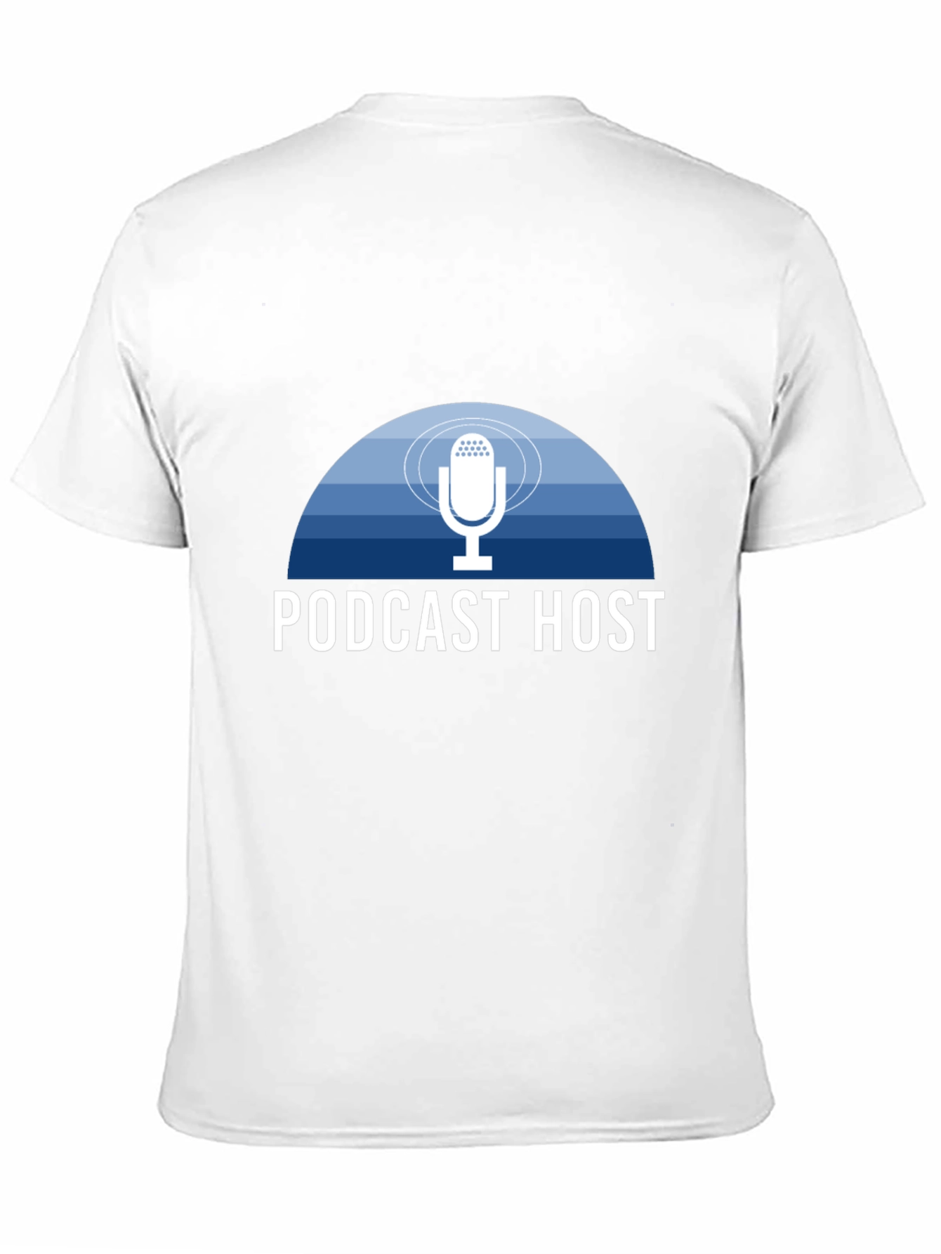 Podcast Host T-Shirt - Stylish Mic Design