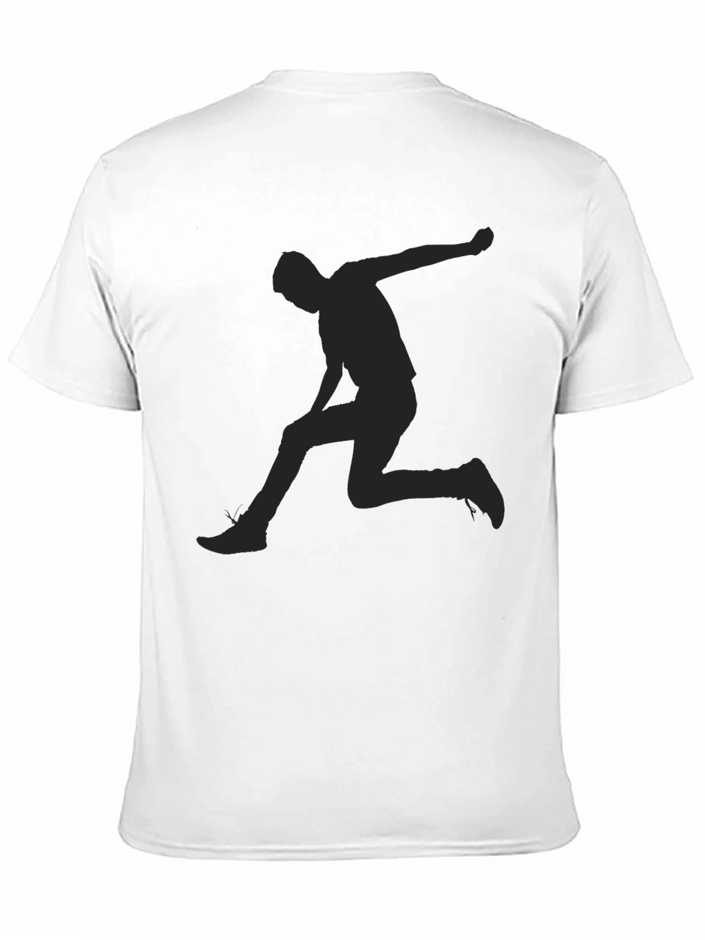 Silhouette Jumper Graphic Tee - Mens Black T-Shirt