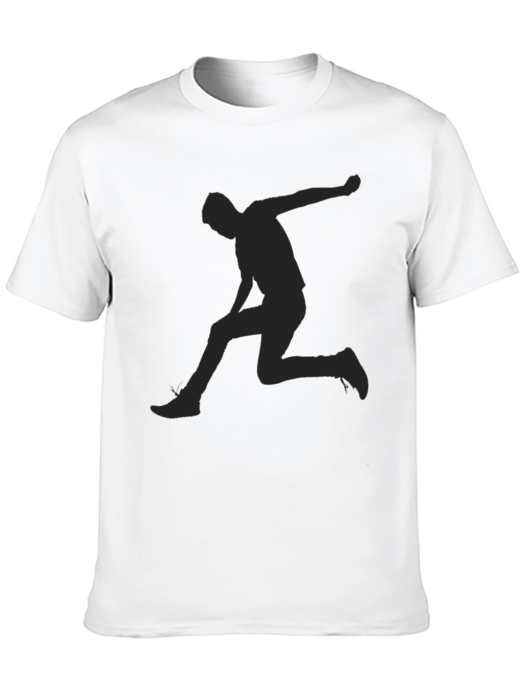 Silhouette Jumper Graphic Tee - Mens Black T-Shirt