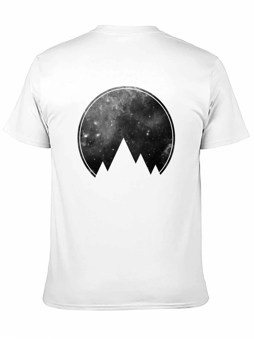 Cosmic Mountain Black Graphic Tee
