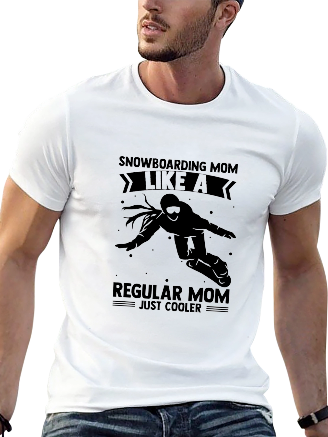 Snowboarding Mom T-Shirt - Cool Mom Apparel