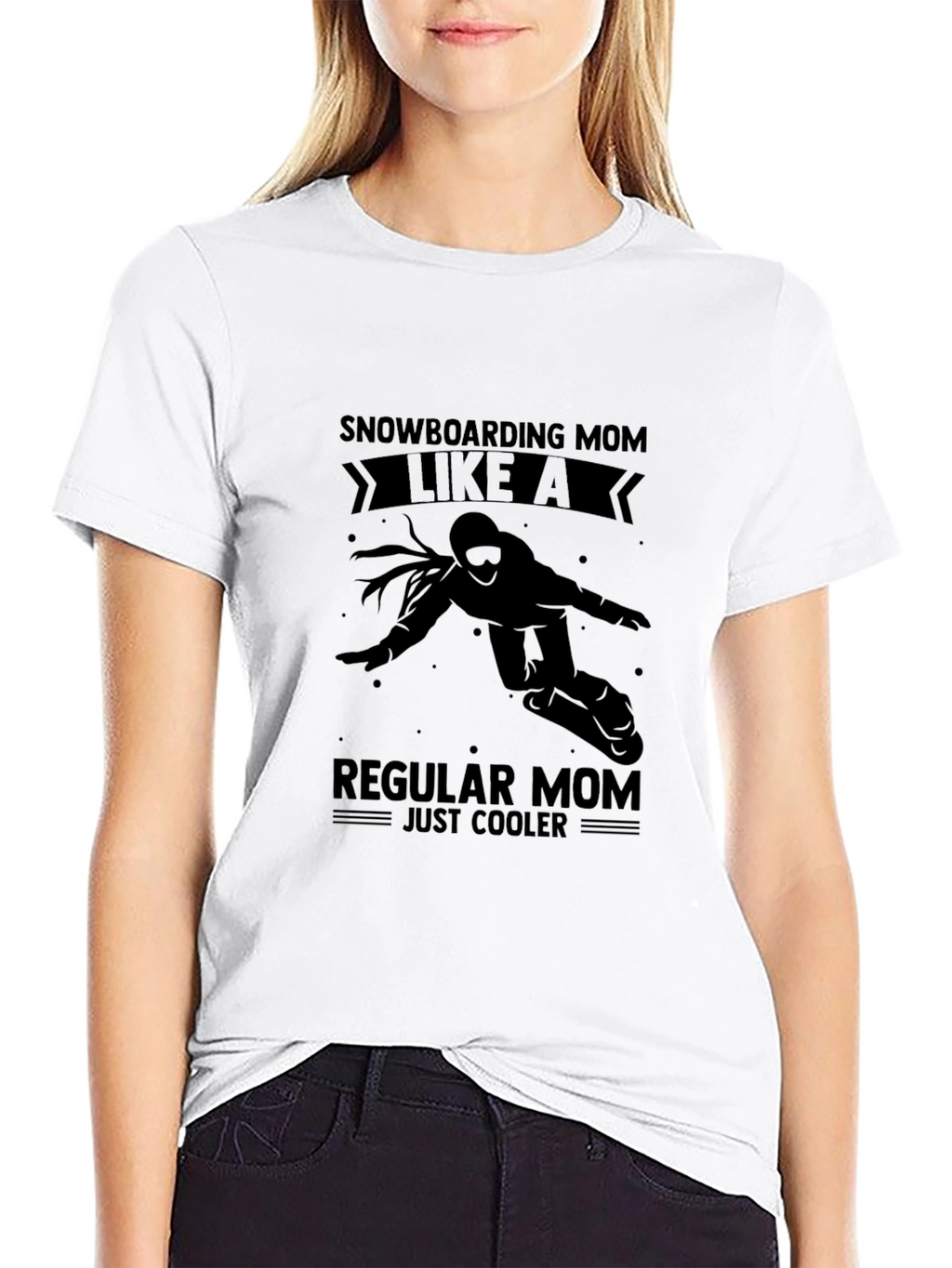 Snowboarding Mom T-Shirt - Cool Mom Apparel