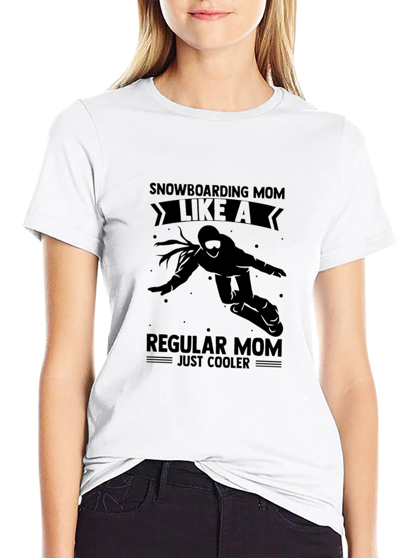 Snowboarding Mom T-Shirt - Cool Mom Apparel