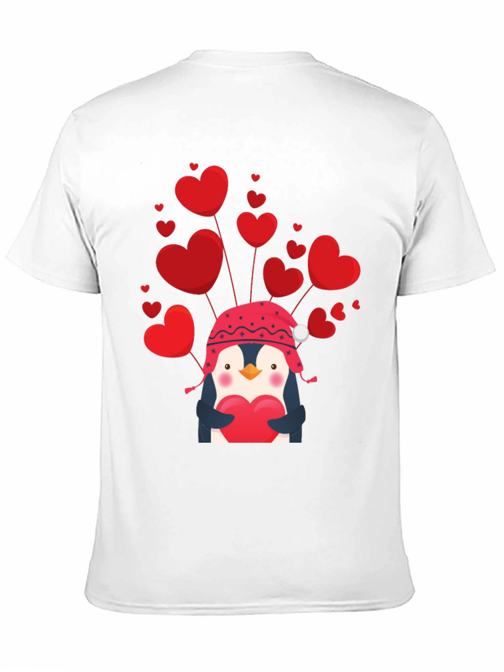 Valentines Penguin Heart T-Shirt
