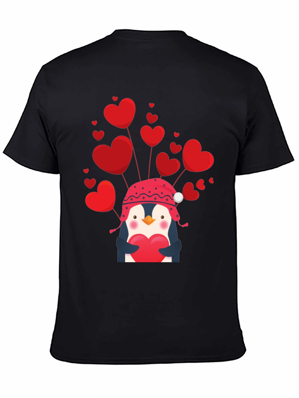 Valentines Penguin Heart T-Shirt